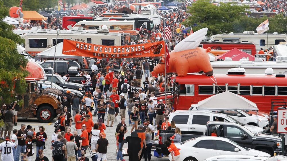 Tailgating - Muni Lot @ Browns Stadium